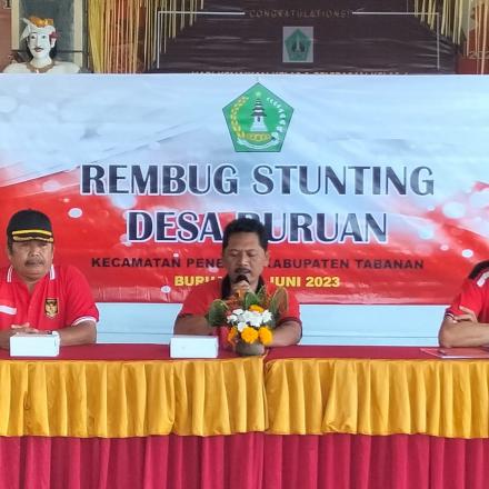 Rembug Stunting Desa Buruan